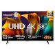 Hisense Smart TV UHD 4K DLED 58″ Polegadas 58A6N com HDR10+ Dolby Vision Game Mode Controle por Voz Alexa Built-In AirPlay