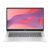 HP Chromebook de 14 polegadas, processador Intel N200, 4 GB de RAM, SSD de 128 GB, Glacier Silver
