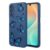 HTXWXJC Capa de telefone para Galaxy M36, SM-M366 Samsung m36 à prova de choque flexível bumper TPU capas macias padrão borboleta capa de telefone para Samsung Galaxy M36 borboleta azul