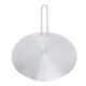 Hztyyier Placa de Indução de Aço Inoxidável de Transferência Rápida de Calor Com Alça Removível, Ideal para Cozinhar e Manter Alimentos Quentes, Compatível Com Fogão Elétrico e Vários Utensílios de