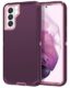 I-HONVA Capa para Galaxy S21 5G à prova de choque à prova de poeira/queda, 3 camadas, proteção total [sem protetor de tela] Capa resistente e durável para Samsung Galaxy S21 5G 6.2 2021, roxa/rosa