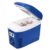 Iceblue Mini refrigerador de 7L/9 latas, plugue CA e carregador de carro de 12 V, geladeira pequena com cinto, mini geladeira portátil e compacta para quarto, carro, viagem, piquenique, escritório