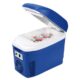 Iceblue Mini refrigerador de 7L/9 latas, plugue CA e carregador de carro de 12 V, geladeira pequena com cinto, mini geladeira portátil e compacta para quarto, carro, viagem, piquenique, escritório
