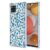 JDYGWK Capa para Samsung A42 5G Galaxy M42 5G, estampa de flores transparentes, silicone TPU macio, fina, à prova de choque, capa protetora antiarranhões para Samsung Galaxy A42 5G, azul branco floral