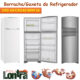 Jogo de Borrachas Original “Modelos CRD49/CRD48 e BRM50 – Refrigerador Consul/Brastemp 450 litros Duplex”