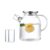 Jugs Conjunto de jarros de água fria jarro de vidro resistente ao calor filtro de casa jarro de chá jarro de suco doméstico jarro multiuso melhor presente 1600 ml (cor: transparente – tamanho A: 13,5