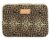 Kayond KY-03 Capa de laptop de tecido de lona de 12,5 polegadas – estampa de leopardo marrom