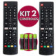 KIT 02 Controle Compativel TV LG Generico Smart 4K LED LCD 24 32 40 43 50 55 65 Polegadas