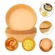 Kit com 50 Formas Descartáveis de Papel para Air Fryer 20cm – Antiaderente, Resistente ao Calor, Ideal para Fritadeira Elétrica, Forno e Micro-ondas