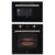 Kit Forno Elétrico Fischer Infinity Embutir 82l Com Air Fryer + Micro-ondas 25l Preto 220v