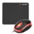 Kit Office 2×1 Mouse Mais Mousepad Essencial Home Office Game – Preto