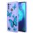KOARWVC Capa de telefone para Moto G8 Power Lite, XT2055-2 Capa de telefone com estampa de borboleta fofa protetora macia TPU para Motorola Moto G8 Power Lite borboleta roxa