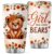KOIXA Just A Girl Who Loves Bears Tumbler urso fofo design floral aço inoxidável 590 ml presente para mulheres e amantes calor ao ar livre viagem caneca de chá garrafa bebida gelada frio quente café