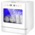 Lava Louças, Lava Louças Portatil 110V, 8 Serviços, Maquina de Lavar Louça, Máquina Portátil Com 5 Programas De Lavagem, Consumo de Água de 5 Litros, Dois Tipos de Abastecimento de Água