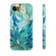 LUHOURI Capa para iPhone 16e, compatível com carregamento sem fio, camada dupla – interior de silicone macio + revestimento externo rígido, design fofo de flores silvestres, capa protetora de telefone