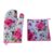 Luva TéRmica Para Cozinha: Luva Avulsa, Par De Luvas Ou Kit Com Apoio TéRmico, Ideal Para Forno E FogãO(Floral Rosa,Luva Avulsa)
