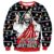 Mainfini Moletom unissex Ugly Christmas adulto engraçado 3D Natal pulôver (P-3GG), Preto – Jesus, GG