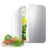 Mini geladeira compacta,geladeira pequena portátil de 6-8 latas refrigerador pequeno de 6L,adaptadores 220V AC/12Carro DC,para bebidas,alimentos,cuidados com a pele,quarto,dormitório,escritório,carro