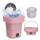 Mini Máquina de Lavar Roupa Retrátil Dobrável Portátil Moderna Automática Dobrável Bivolt 110/220v