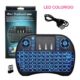 Mini Teclado Led Iluminado Controle para Smart Box Tv Notebook X box Smart tv