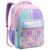 Mochila de Costas Escolar, Bolsos Espaçosos, Alças Reforçadas Acolchoadas, Compartimento para Notebook, Infantil, Criança, Menina (Mochila Escolar Love Rainbow)