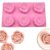 Molde de Silicone Sabonete Artesanal 90g Rosas Flores Forma Doces Velas