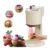 Máquina de Raspadinha Máquina de Sorvete Suave Semi-automática 1000ML Fazer Doméstico Fruta Sobremesa Iogurte Cone Faz Sorvete Cremoso