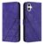 MRRSIWEI Capa carteira para Samsung Galaxy A06 com suporte para cartão, capa flip magnética à prova de choque de couro sintético PU com suporte para alça de pulso para Samsung Galaxy A06. Suporte roxo
