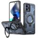 MRRSIWEI Capa magnética para Motorola Moto G13 / G23 / G53, proteção de nível militar, resistente, à prova de choque, com anel giratório e suporte para Moto G13. Capa azul