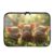 Nittanovaca Bolsa para laptop com estampa de porco para mulheres e homens, leve, resistente à água, bolsa para computador, maleta de 43 cm com zíper, capa de transporte para computador fácil de
