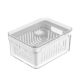 Organizador 2,2 Litros Com Tampa Cesto Mantimento Geladeira Clear Fresh- OF 450 Ou