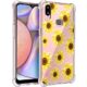 Osophter Capa para Samsung Galaxy A10S, capa para Galaxy M01S floral para meninas e mulheres com absorção de choque, borracha de TPU flexível de silicone macio para Galaxy A10S (flor do sol)