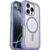 Otterbox Capa Defender XT transparente para iPhone 16 Pro, Lavender Haze – Transparente/Roxo Padrão Militar Militar dos EUA