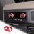 Para acessórios Hummer EV 2024 2025, botão de ar condicionado, tampa do botão do interruptor de controle climático e consoles centrais acabamento do anel da tampa do botão de volume (2 peças, vermelho