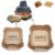 PEJATTN Forros de fritadeira de ar Crispi descartáveis para ninja, 260 peças de acessórios para fritadeira de ar crocante para recipiente de vidro, adequado para forros de fritadeira a ar de 4 litros