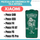 Película Cerâmica Hidrogel Flexível Para Xiaomi Poco C40 / Poco C55 / Poco F4 / Poco F4 GT / Poco F5 / Poco F5 Pro / 9D.