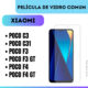 Película de Vidro Comum Xiaomi Poco C3 / Poco C31/ Poco F3 / Poco F3 GT/ Poco F4 / Poco F4 GT / Protetor.