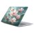Punmada Capa transparente para MacBook Air de 13 polegadas versão 2022 modelo A2681/A3240 M2 chips, capa de computador transparente, padrão premium, capa rígida esmaltada com flores brancas