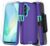 Qinmay Capa de telefone para Samsung Galaxy A17 5G, capa para Galaxy A16 5G com protetor de tela HD, capa de telefone resistente à prova de choque de 3 camadas para Galaxy A17 / A16, clipe de cinto