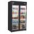 Refrigerador Expositor Vertical Frilux 700 Litros Preto 2 Portas de Vidro 220V RF-020