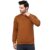 Rigo Moletom masculino com gola redonda | Moletom masculino | Moletom masculino de manga comprida | Roupas masculinas casuais e elegantes, marrom/camelo, 14