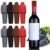Rolhas de vinho de silicone, pacote com 8 rolhas de vinho reutilizáveis atualizadas – vedação hermética mantém o álcool fresco para vinho, cerveja, garrafas de vidro de champanhe, ideal para uso