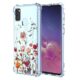 RRXSYXL Capa para Samsung M30S, Samsung M21, Samsung M21S com estampa floral transparente, capa macia à prova de choque para Galaxy M30S, Galaxy M21, Galaxy M21S, bonita floral