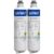 SAFWAT 11032531 Compatível com filtro de água Bosch 11032531 UltraClarity Pro BORPLFTR50 BORPLFTR55 Thermador B36CT80SNS Geladeira (pacote com 2)