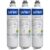 SAFWAT 11032531 Compatível com filtro de água Bosch 11032531 UltraClarity Pro BORPLFTR50 BORPLFTR55 Thermador B36CT80SNS Geladeira (pacote com 3)