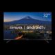 Smart TV AIWA 32” Android HD Borda Ultrafina HDR10 Dolby Áudio AWS-TV-32-BL-02-A