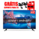 Smart TV Aiwa 43 Polegadas Android Full HD Borda Ultrafina AWS-TV-43-BL-02-A Preto Bivolt