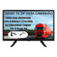 Smart Tv Digital 24 Polegadas 12v Caminhão Led Hd 120v / 220v