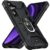 SORAKA Capa para Samsung Galaxy A56 5G com suporte para anel,PC rígido e TPU macio,proteção dupla 2 em 1,compatível com suportes magnéticos para carros