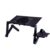 Suporte Mesa Portátil Dobrável para Notebook Regulável com 2 Coolers, Apoio para Mouse, Preto, Polipropileno, até 17 Polegadas, 15kg